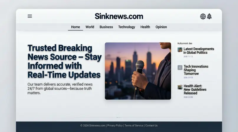 sinknews com review – trusted breaking news source